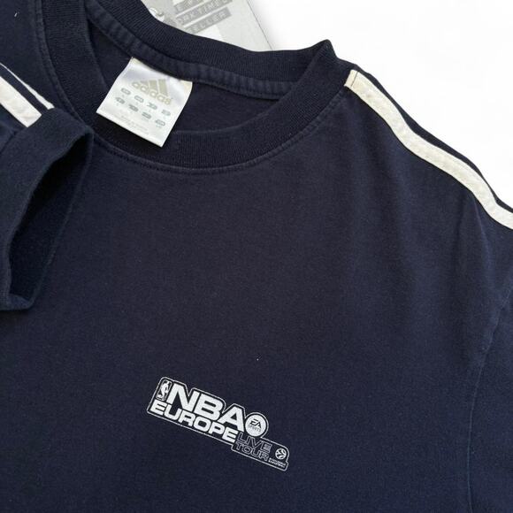 Y2k Adidas NBA 2K EA Live Tour Graphic Long sleeve Tee - Picture 2 of 6